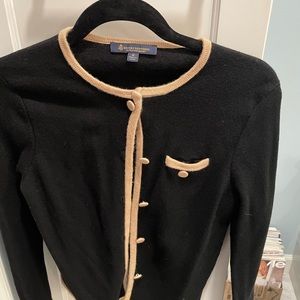 Black and camel wool sweater Brooks Brothers